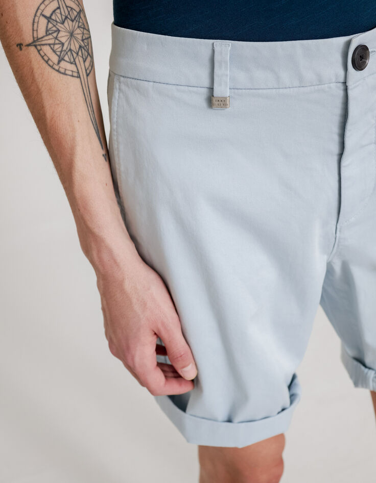 Azuur chino-bermuda TAPERED Heren-6
