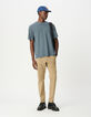 Pantalon chino droit beige Homme-1