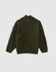 M&auml;dchenstrickpullover mit Fledermaus&auml;rme-4
