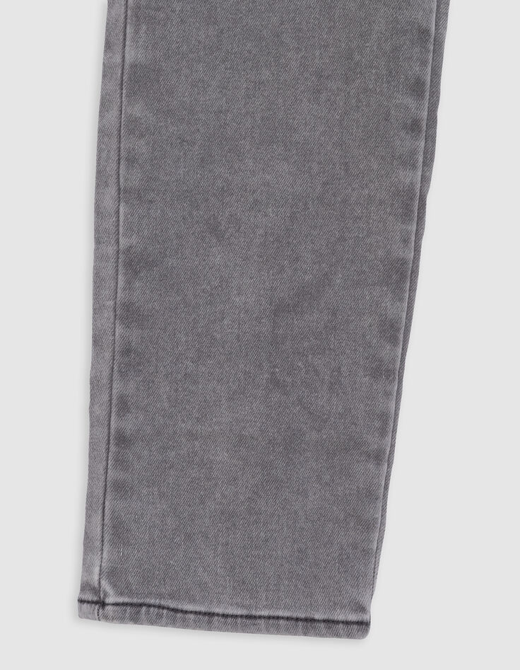 Jean BATTLE gris Waterless maille knitlook garçon-7