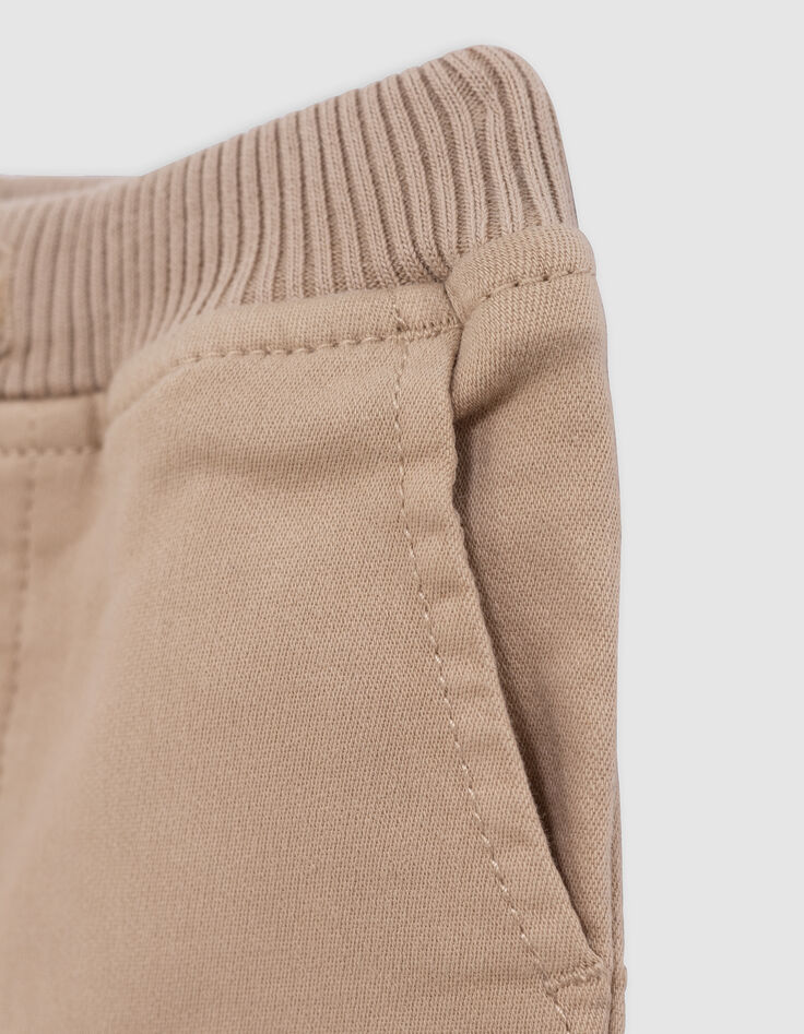 Beige Babyjungen-Jeansbermudas-5