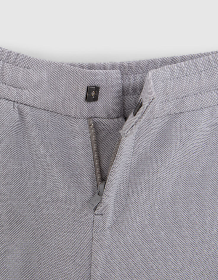 Bermudas gris punto niño-5