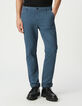 Grijze slim-fit chino herenbroek-1