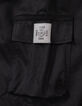 Schwarze Jungen-JOGGER-Bermudas aus Lyocell-Mix-7