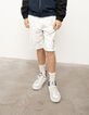 Bermudas gris claro felpa tie&dye ni&ntilde;o-2