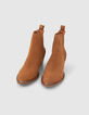 Botines cuero camel tachuelas nobuck mujer-2