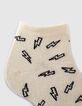 Calcetines marfil y gris motivos rock niño-6