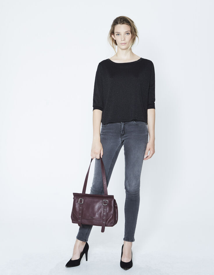 Pull bi-matières femme-6 Pull bi-matières femme-6