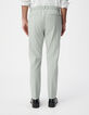 Pantalon de costume vert amande Homme-3