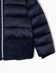Doudoune navy avec dentelle navy fille-3