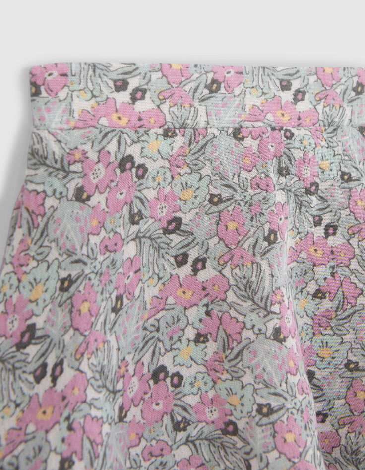 Falda pantalón LENZING™ ECOVERO™ florecitas bebé niña-2