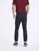 Marineblauwe ongewassen slim jeans Heren-4