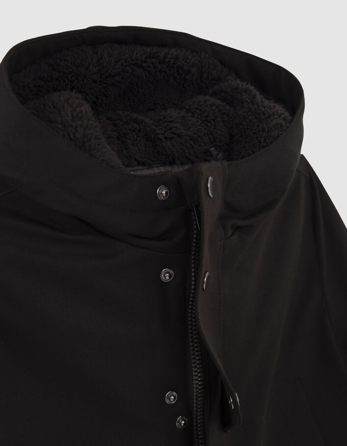 Parka Homme Sandro Polaire New – Noire, Taille L, Capuche, Rembourrée (neuf Sans étiquette)