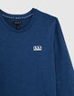 Tee-shirt bleu brut Essentiel coton bio-5