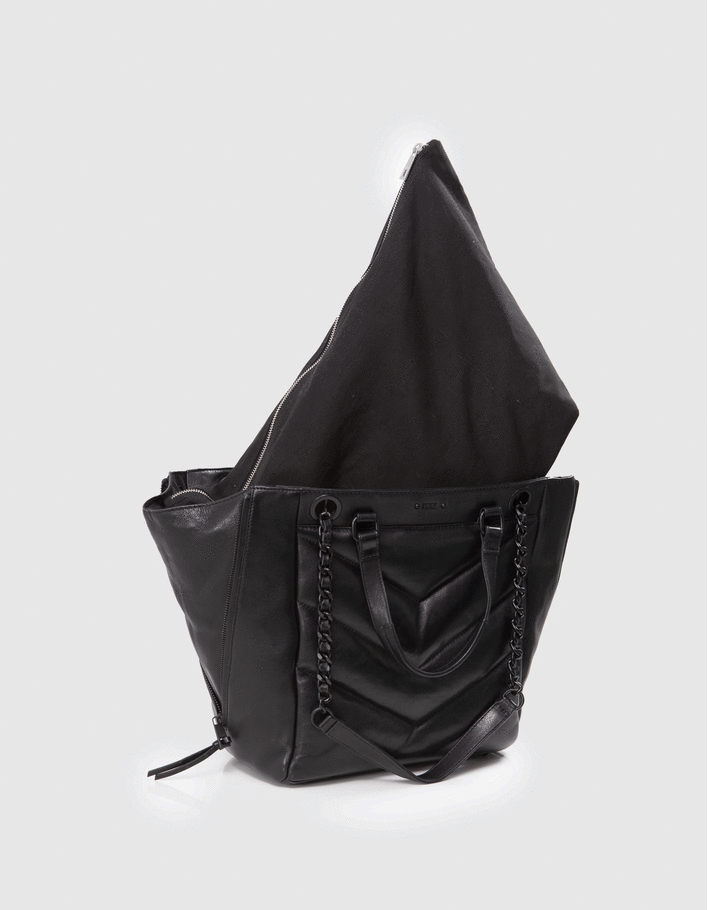 Sac ikks deals noir cuir