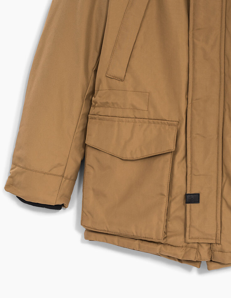 Camelbrauner Jungenparka -4 Camelbrauner Jungenparka -4