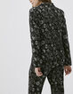 Damenchiffonblazer mit Tattoo-Print-2