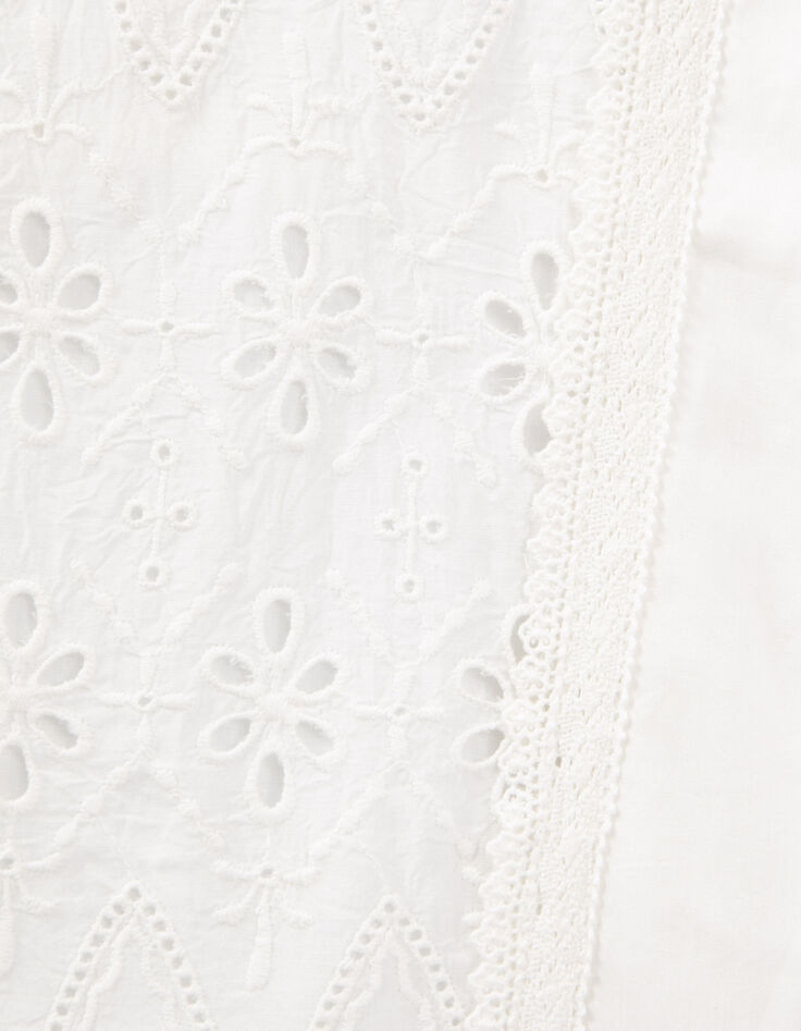 Blusa blanco roto plastr&oacute;n encaje ni&ntilde;a-6