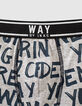 Boxers navy letterprint en grijs jongens -5