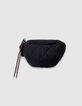 Girls’ black quilted waist bag-5