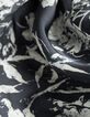 Camisa azul grisáceo satinado estampado pañuelo mujer-6