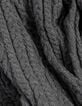 Lang grijs vest details kabelbreiwerk Dames-3 Lang grijs vest details kabelbreiwerk Dames-3