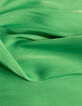 Top vert col V avec manches courtes pour femme-3