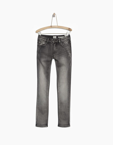 Boys' black skinny jeans - IKKS