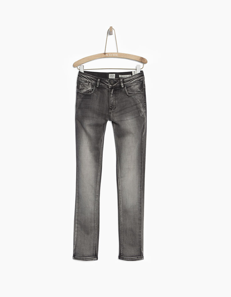 Boys' black skinny jeans-1