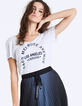 Camiseta moteada pico visual Melrose Avenue mujer-2