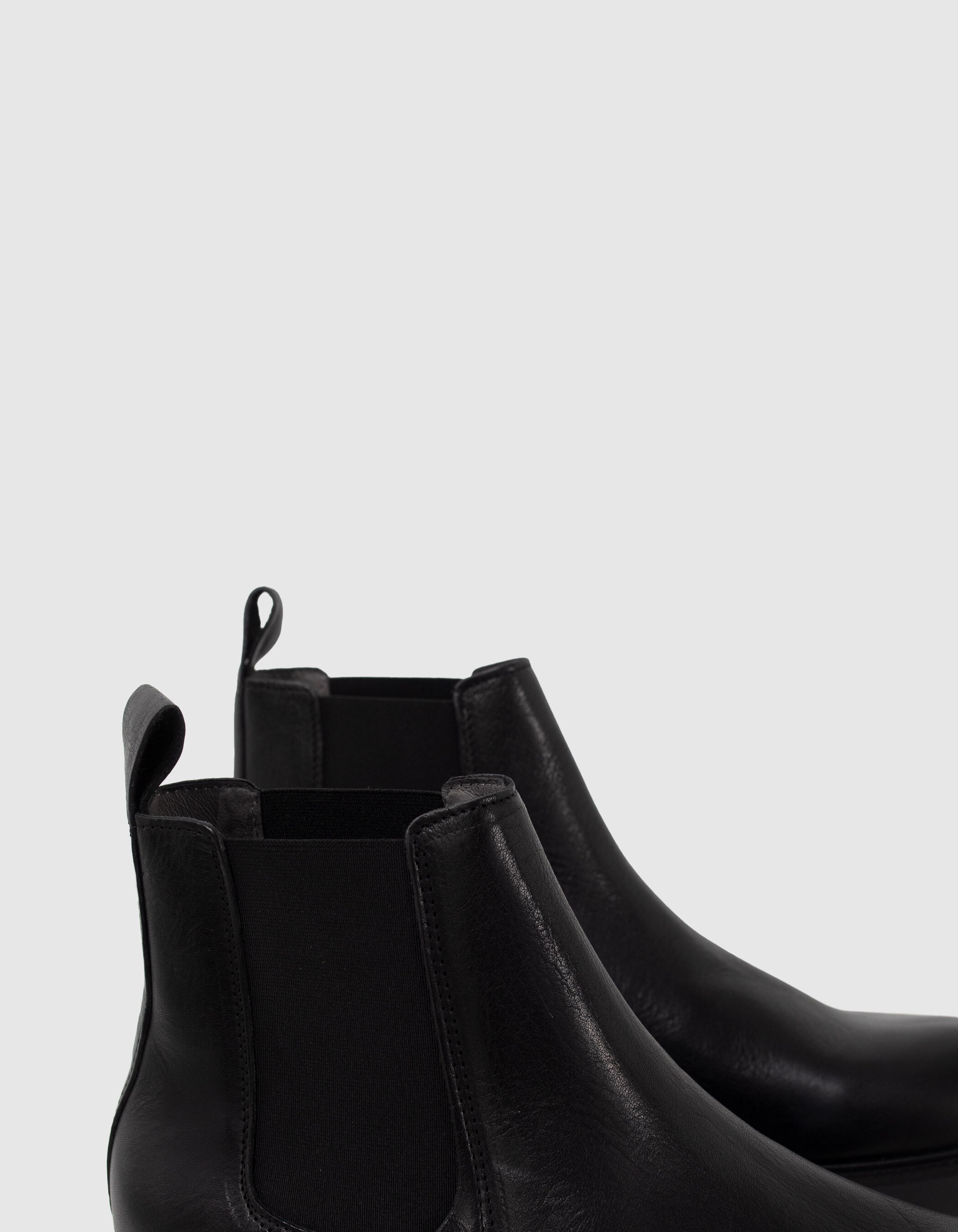 Chelsea boots homme cuir noir outlet