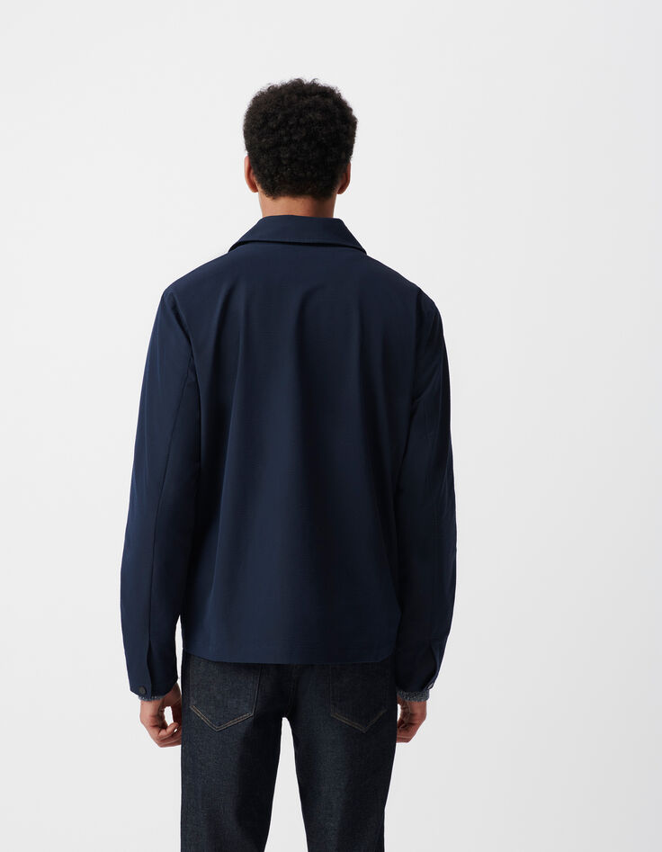 Veste marine seersucker COOLMAX Homme-3