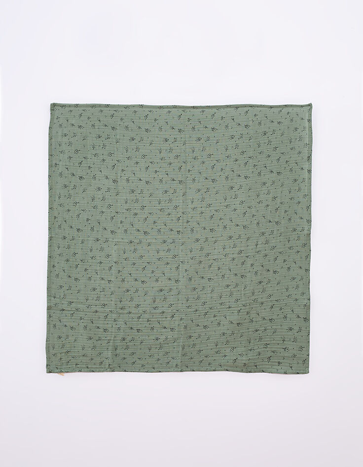 GABRIELLE PARIS 2 green organic cotton gauze cloth squares-3 GABRIELLE PARIS 2 green organic cotton gauze cloth squares-3