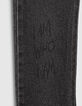 Jungen-Slim-Jeans mit Typoprint, Bio, in Black-Used-Optik -5