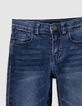 Jean droit bleu marine garçon-2