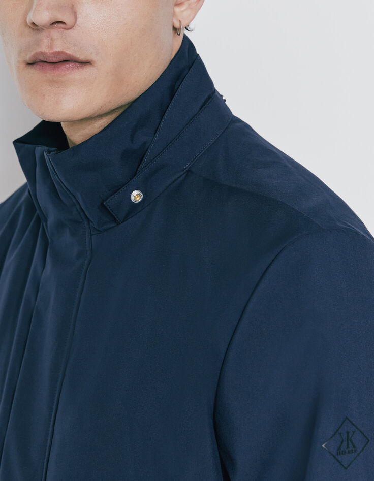 Parka marine à doubles poches Homme-5