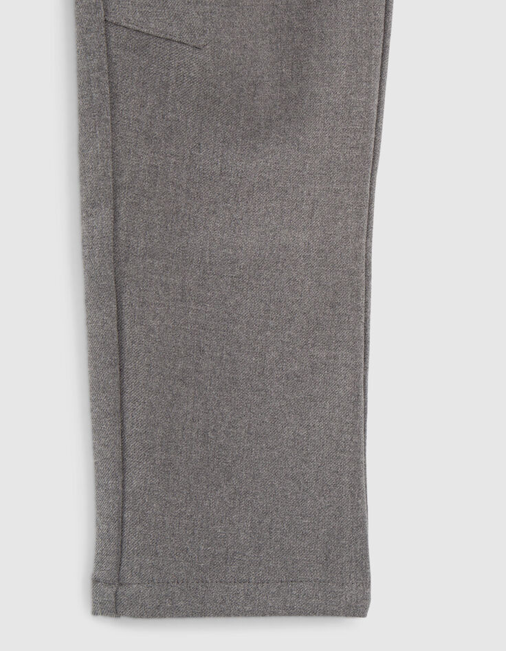 Boys’ grey BAGGY trousers with combat pockets-5