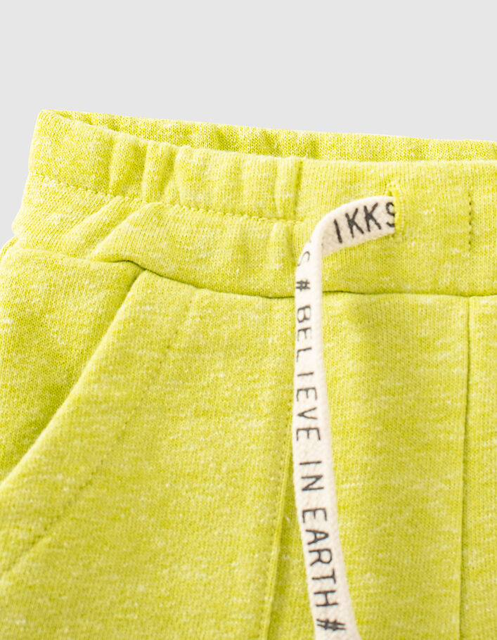 Baby boys' yuzu sweatshirt fabric Bermuda shorts  - IKKS