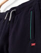 Pantalon marine en maille piquée garçon-4