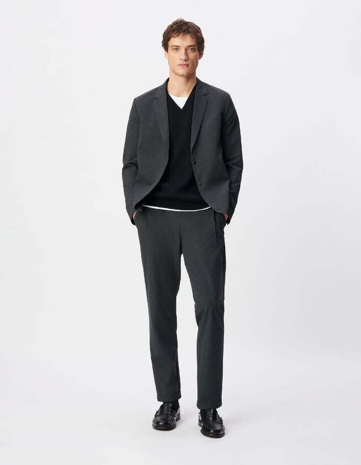 Veste de costume grise maille ULTRA MOBILITY Homme-1