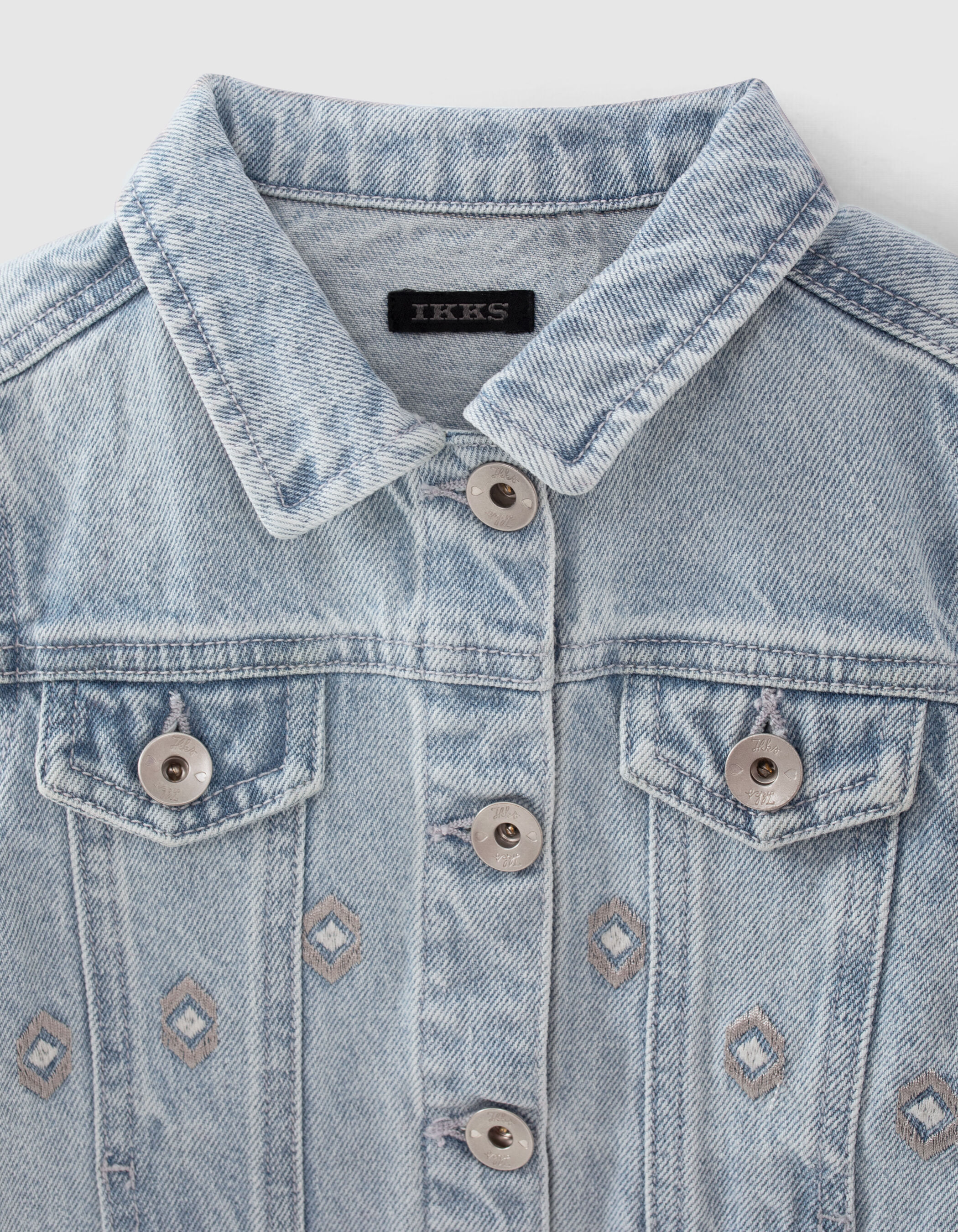 Veste en jean ikks fille best sale