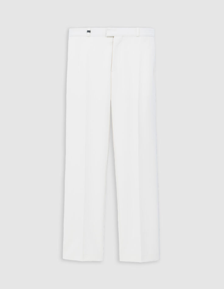 Men's white suit trousers-5