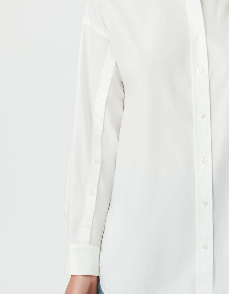 Weißes Oversize-Damen-Langarmhemd-5 Weißes Oversize-Damen-Langarmhemd-5