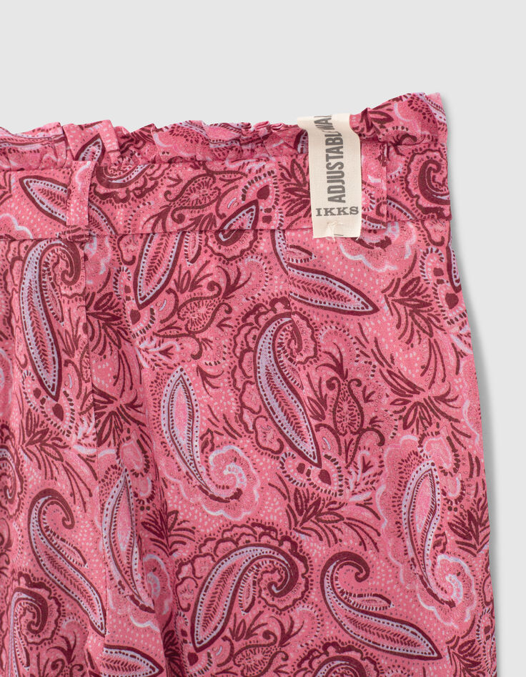 Fuchsia broek kasjmierprint Ecovero&reg; meisjes-7