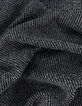 Silbernes Maxikleid aus geripptem Lurex-Netz für Damen-9