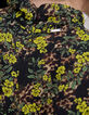 Vestido negro reciclado estampado leo floral Mujer-5