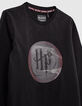 Tee-shirt noir quai 9 3/4 HARRY POTTER garçon-4