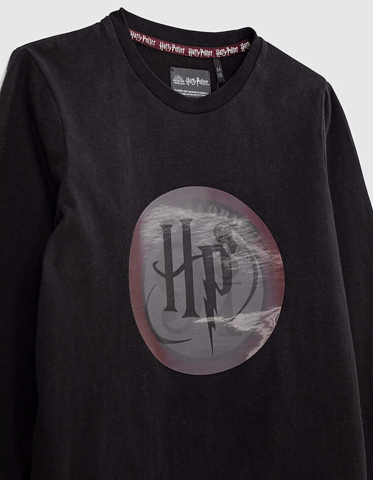 Tee-shirt noir quai 9 3/4 HARRY POTTER garçon-4