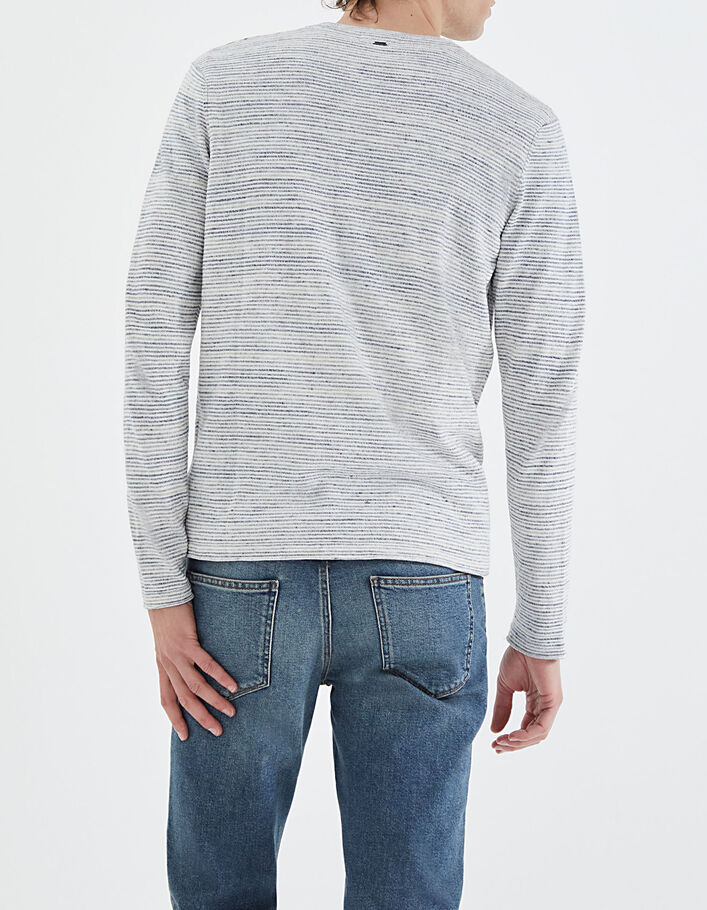 Jersey glaciar punto de microrayas Hombre-3