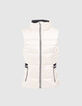 Plumas crudo sin mangas IKKS x DUVILLARD mujer-7